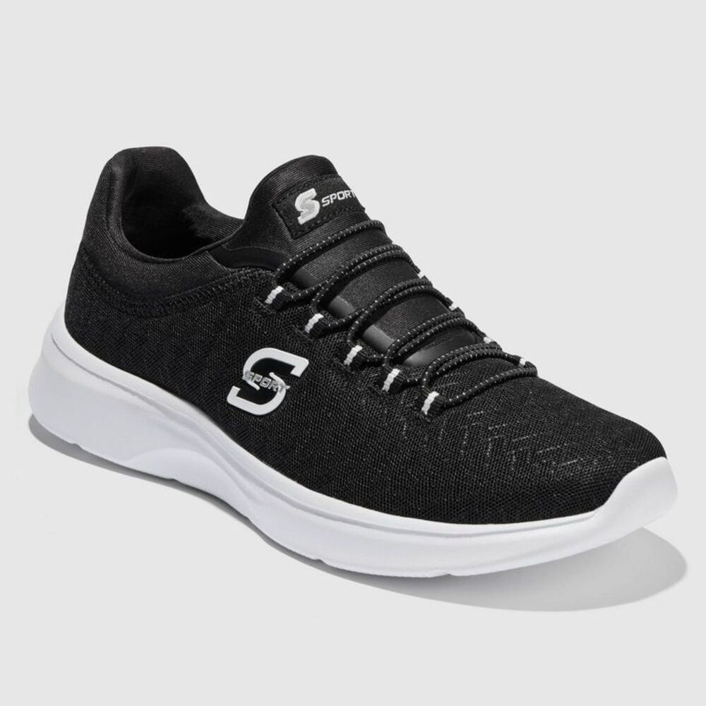 S Sport By Skechers Women's Rummie 2.0 Sneakers - Black 9